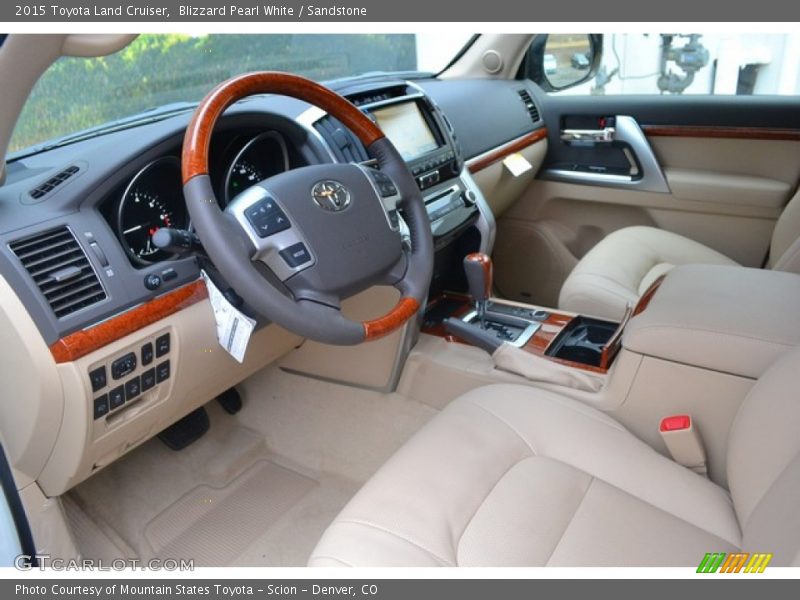  2015 Land Cruiser  Sandstone Interior