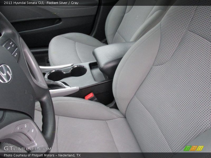 Radiant Silver / Gray 2013 Hyundai Sonata GLS