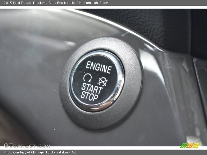 Ruby Red Metallic / Medium Light Stone 2015 Ford Escape Titanium