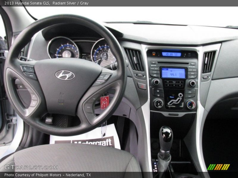 Radiant Silver / Gray 2013 Hyundai Sonata GLS
