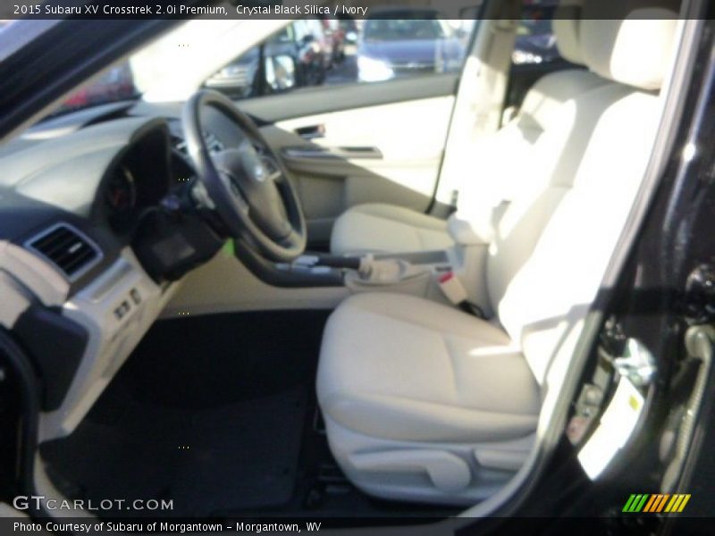 Crystal Black Silica / Ivory 2015 Subaru XV Crosstrek 2.0i Premium