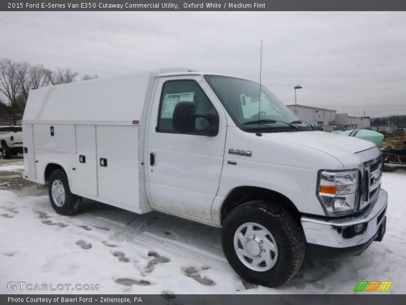 Oxford White / Medium Flint 2015 Ford E-Series Van E350 Cutaway Commercial Utility