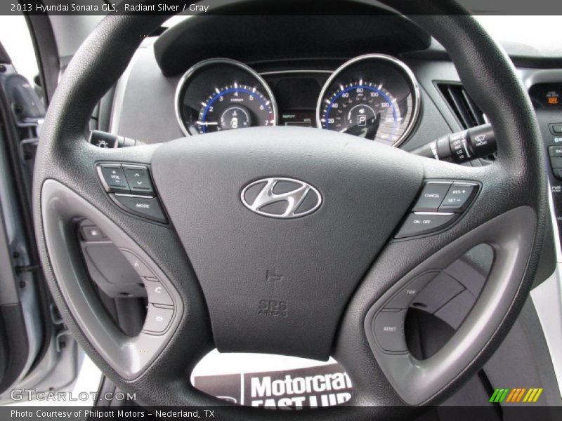 Radiant Silver / Gray 2013 Hyundai Sonata GLS