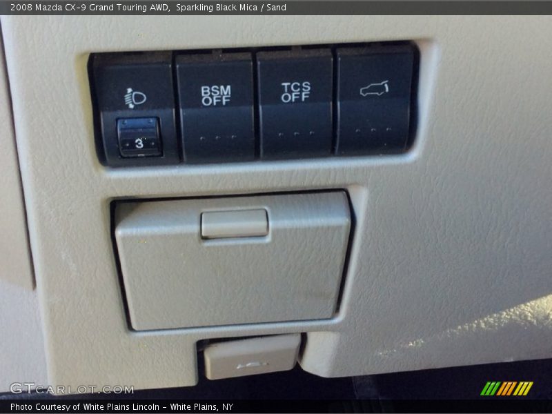 Sparkling Black Mica / Sand 2008 Mazda CX-9 Grand Touring AWD