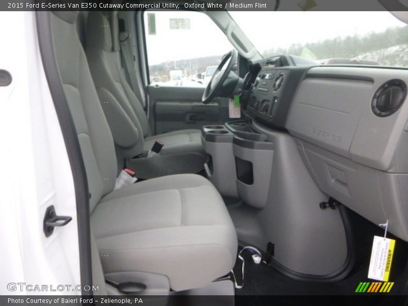 Oxford White / Medium Flint 2015 Ford E-Series Van E350 Cutaway Commercial Utility