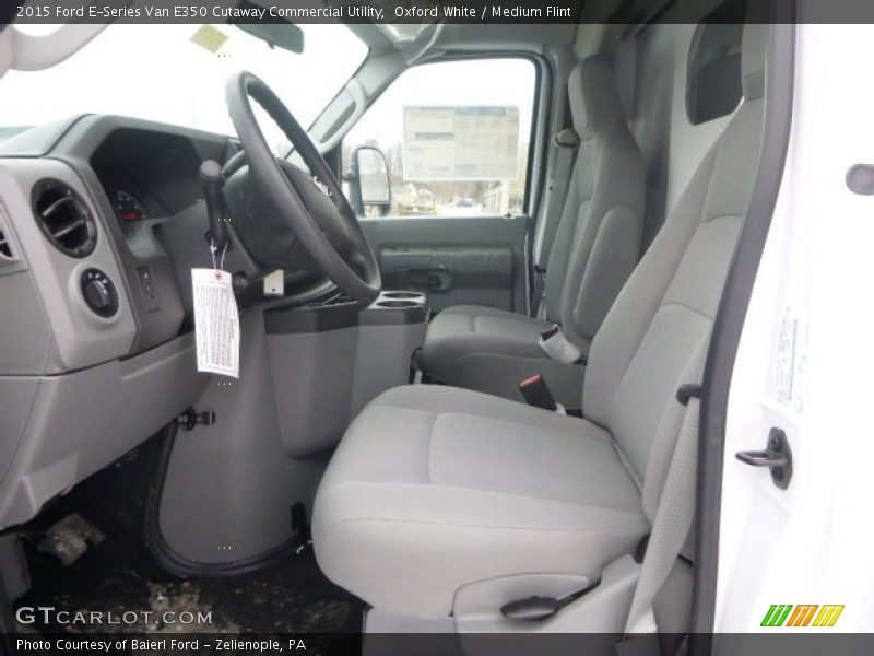 Oxford White / Medium Flint 2015 Ford E-Series Van E350 Cutaway Commercial Utility