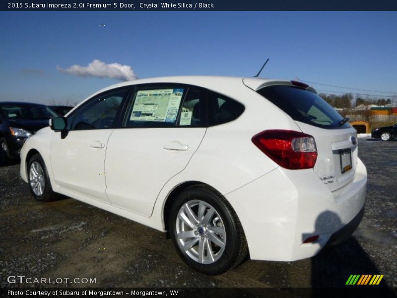 Crystal White Silica / Black 2015 Subaru Impreza 2.0i Premium 5 Door