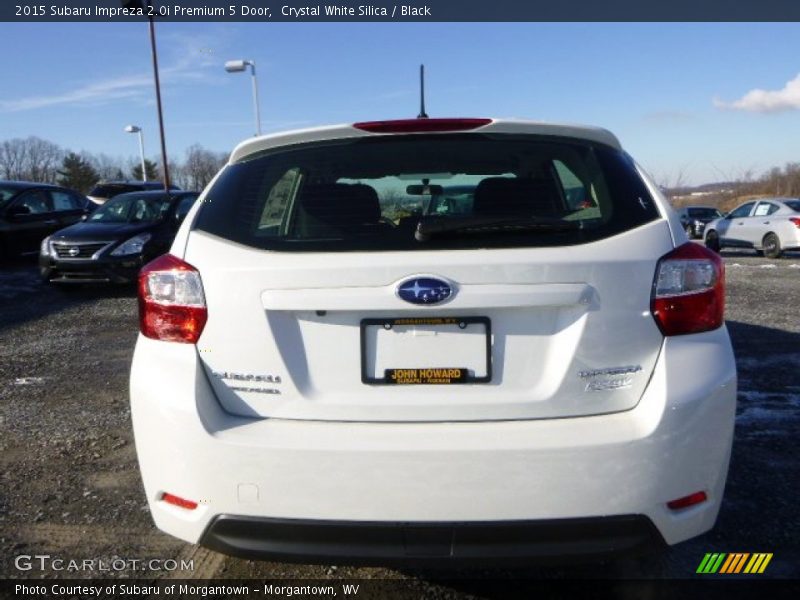 Crystal White Silica / Black 2015 Subaru Impreza 2.0i Premium 5 Door