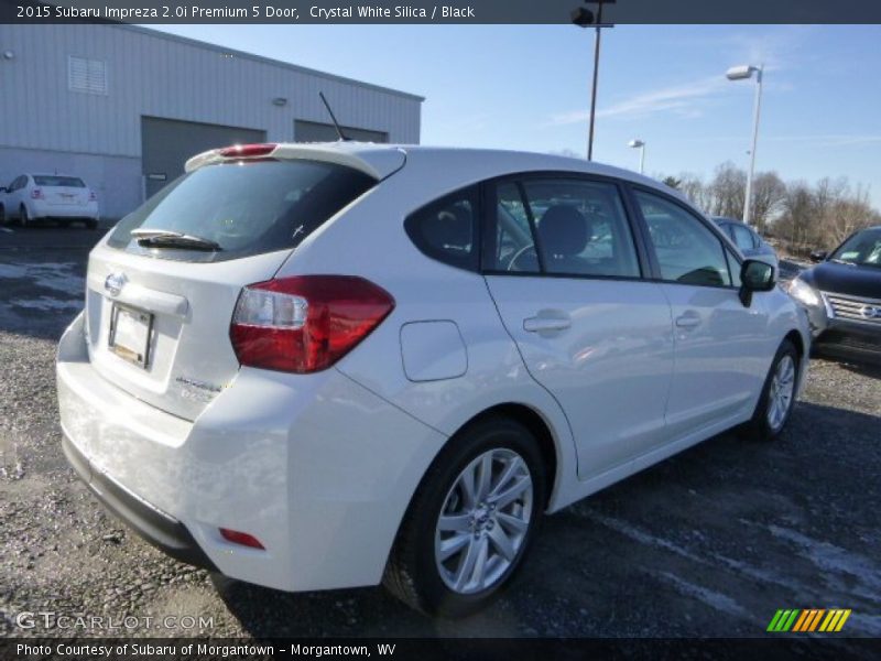 Crystal White Silica / Black 2015 Subaru Impreza 2.0i Premium 5 Door