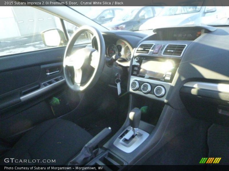 Crystal White Silica / Black 2015 Subaru Impreza 2.0i Premium 5 Door