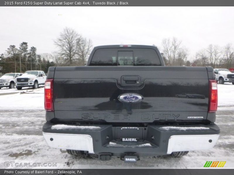 Tuxedo Black / Black 2015 Ford F250 Super Duty Lariat Super Cab 4x4