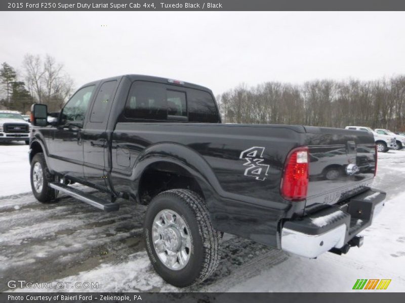 Tuxedo Black / Black 2015 Ford F250 Super Duty Lariat Super Cab 4x4