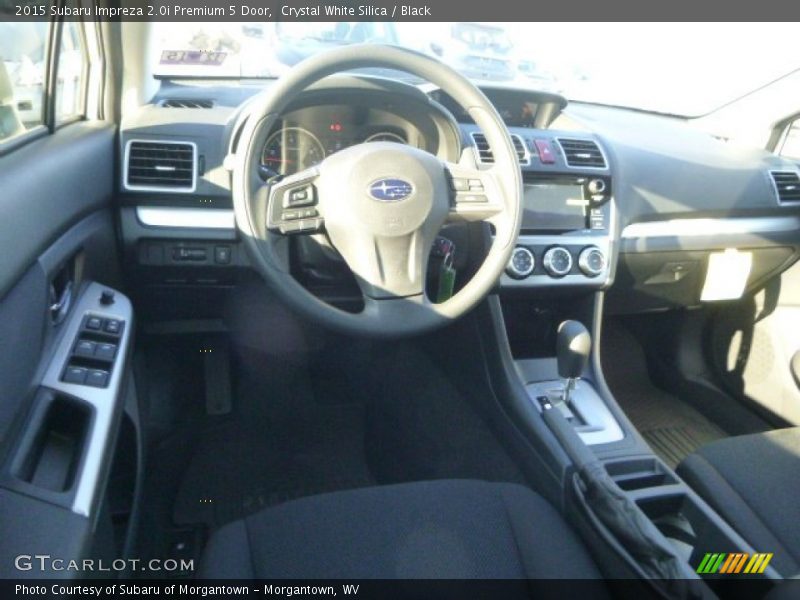 Crystal White Silica / Black 2015 Subaru Impreza 2.0i Premium 5 Door