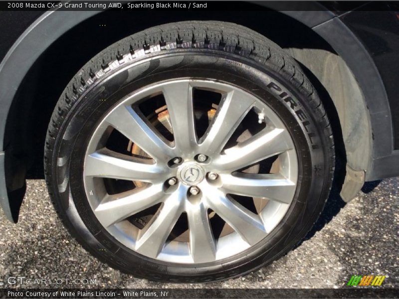 Sparkling Black Mica / Sand 2008 Mazda CX-9 Grand Touring AWD