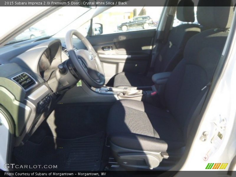 Crystal White Silica / Black 2015 Subaru Impreza 2.0i Premium 5 Door