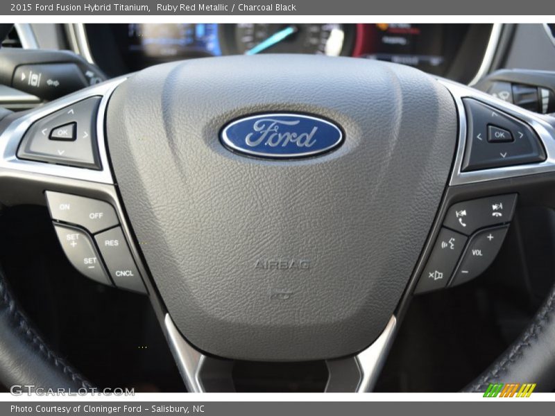  2015 Fusion Hybrid Titanium Steering Wheel