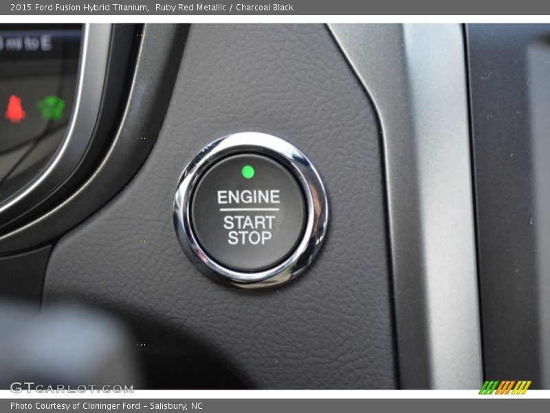 Controls of 2015 Fusion Hybrid Titanium