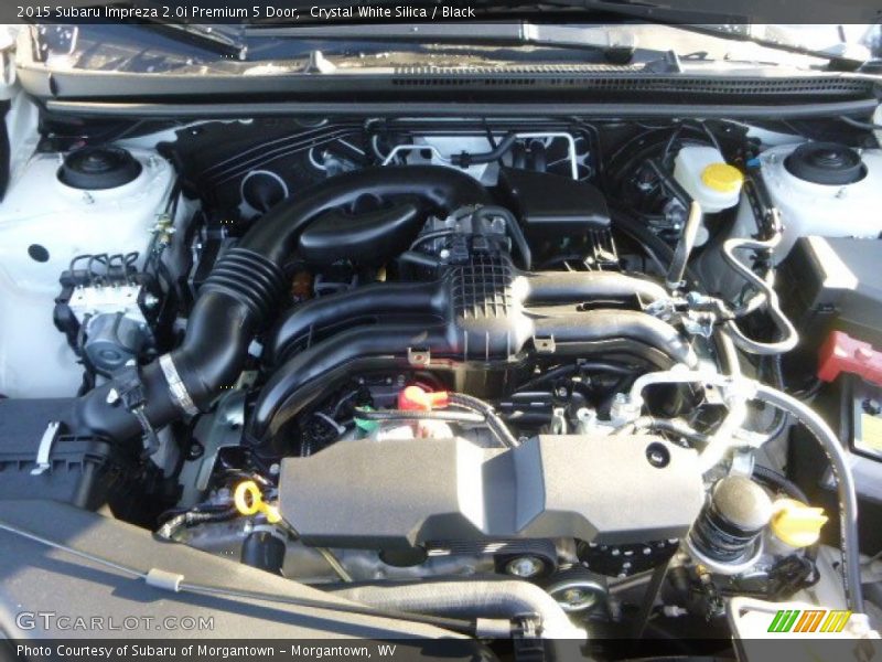 Crystal White Silica / Black 2015 Subaru Impreza 2.0i Premium 5 Door