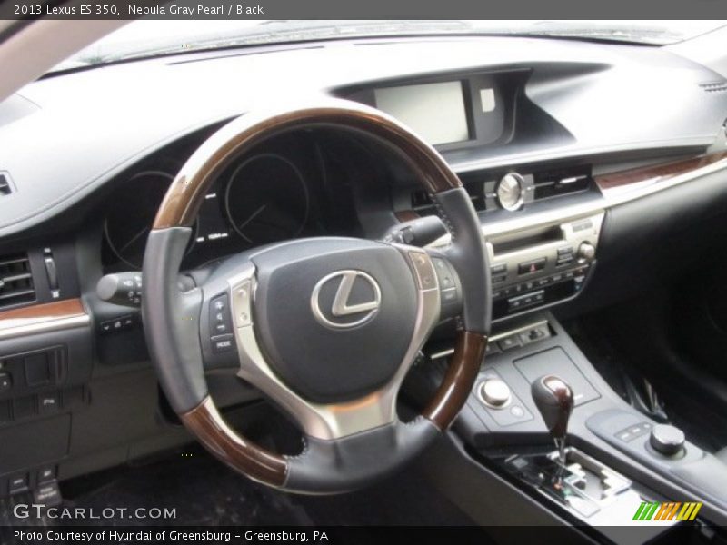 Nebula Gray Pearl / Black 2013 Lexus ES 350