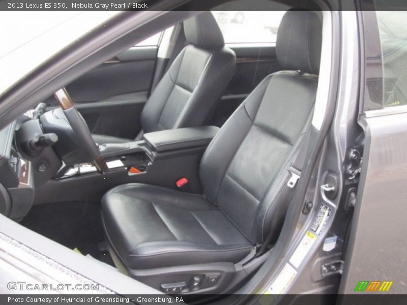 Nebula Gray Pearl / Black 2013 Lexus ES 350