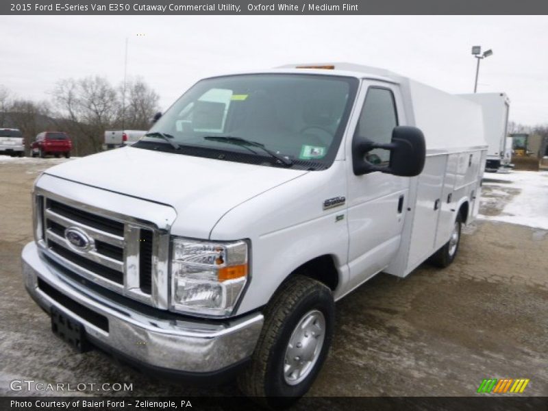 Oxford White / Medium Flint 2015 Ford E-Series Van E350 Cutaway Commercial Utility