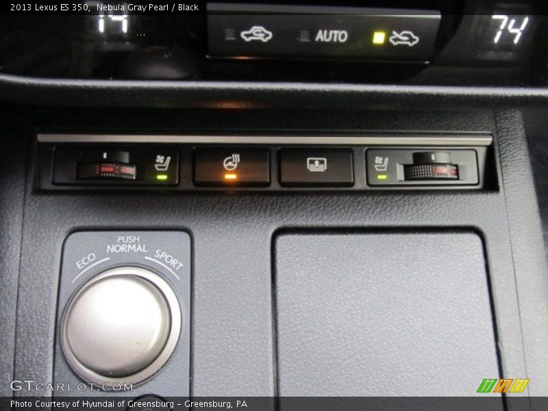 Nebula Gray Pearl / Black 2013 Lexus ES 350