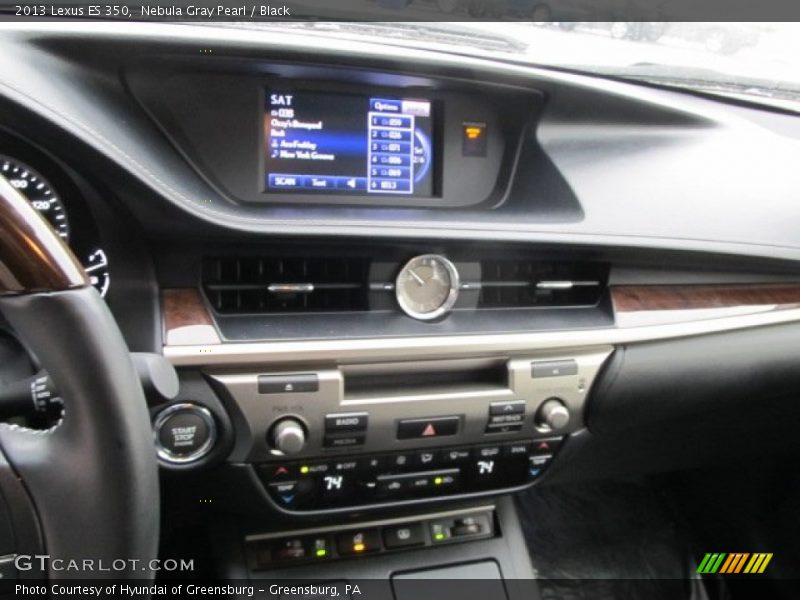 Nebula Gray Pearl / Black 2013 Lexus ES 350