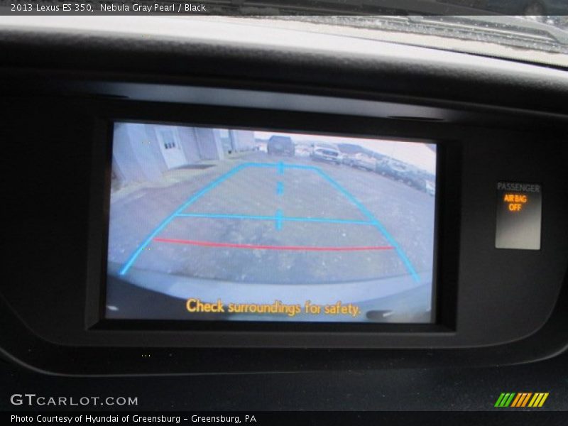 Nebula Gray Pearl / Black 2013 Lexus ES 350