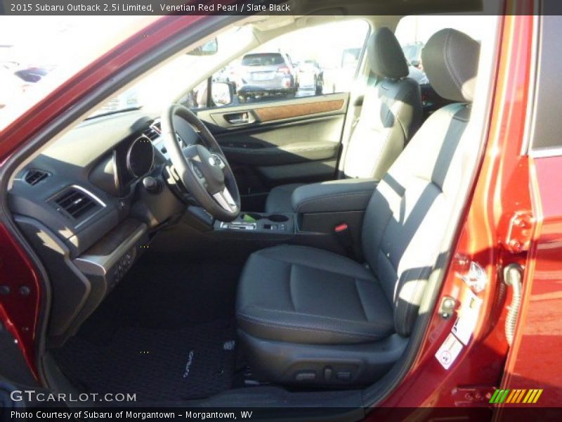 Venetian Red Pearl / Slate Black 2015 Subaru Outback 2.5i Limited