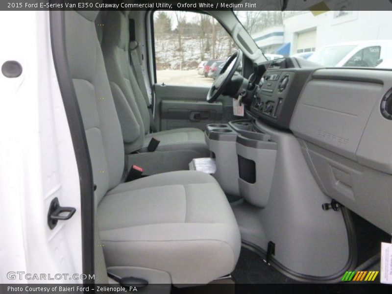 Oxford White / Medium Flint 2015 Ford E-Series Van E350 Cutaway Commercial Utility