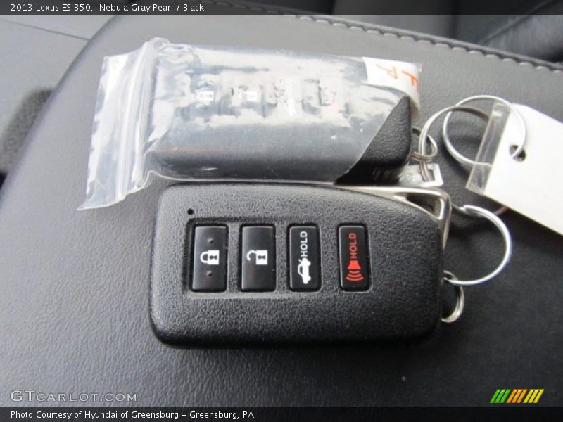 Nebula Gray Pearl / Black 2013 Lexus ES 350