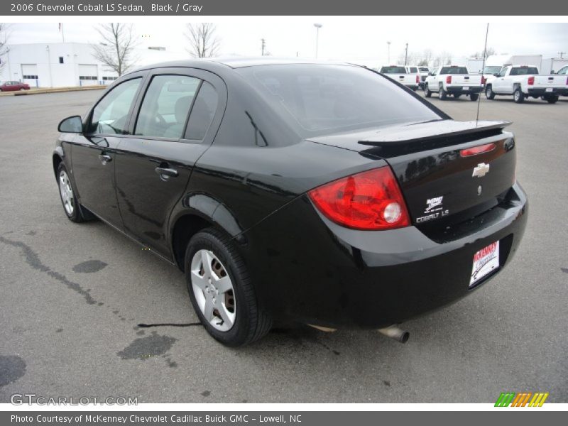 Black / Gray 2006 Chevrolet Cobalt LS Sedan