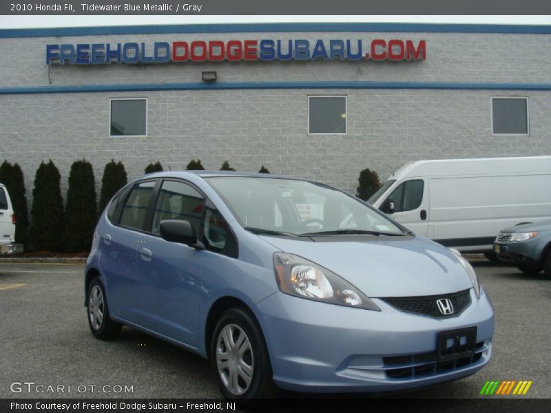 Tidewater Blue Metallic / Gray 2010 Honda Fit