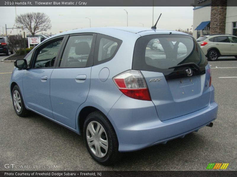 Tidewater Blue Metallic / Gray 2010 Honda Fit