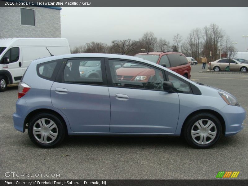 Tidewater Blue Metallic / Gray 2010 Honda Fit