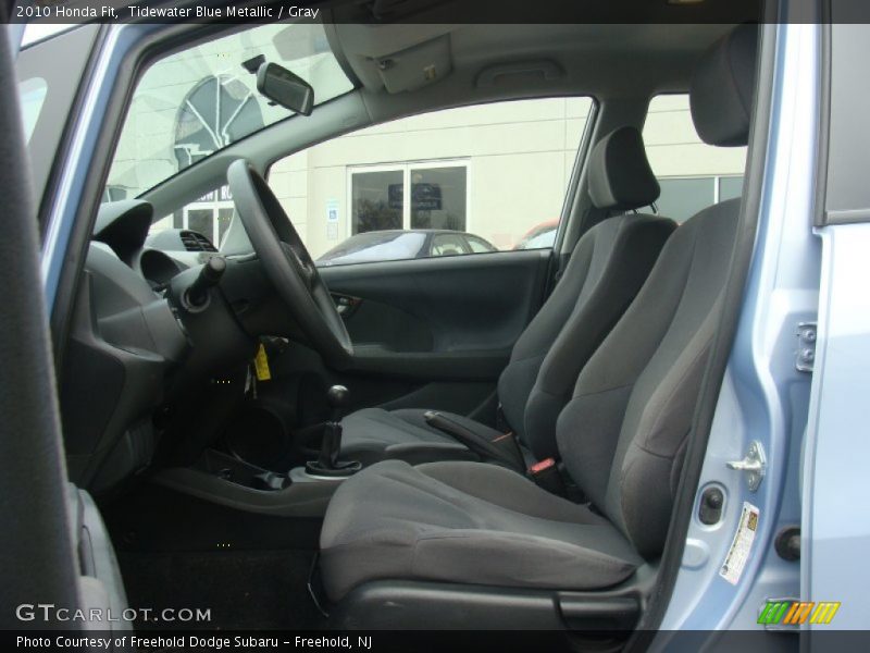Tidewater Blue Metallic / Gray 2010 Honda Fit