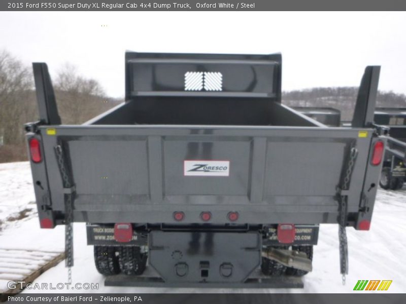 Oxford White / Steel 2015 Ford F550 Super Duty XL Regular Cab 4x4 Dump Truck