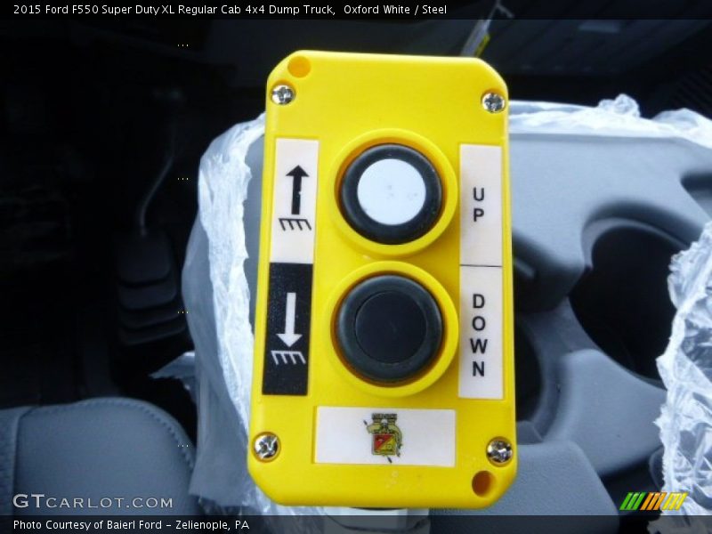Oxford White / Steel 2015 Ford F550 Super Duty XL Regular Cab 4x4 Dump Truck