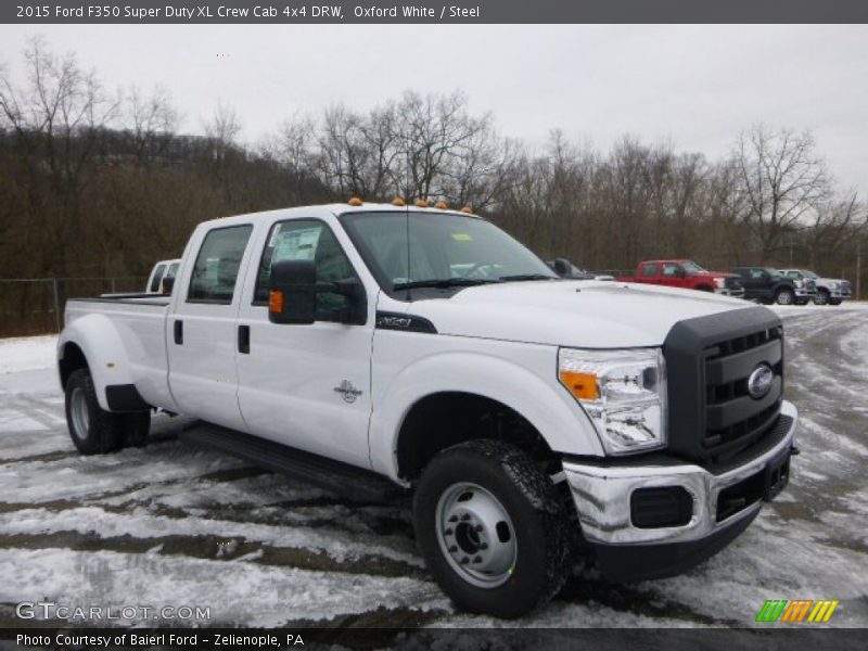 Oxford White / Steel 2015 Ford F350 Super Duty XL Crew Cab 4x4 DRW
