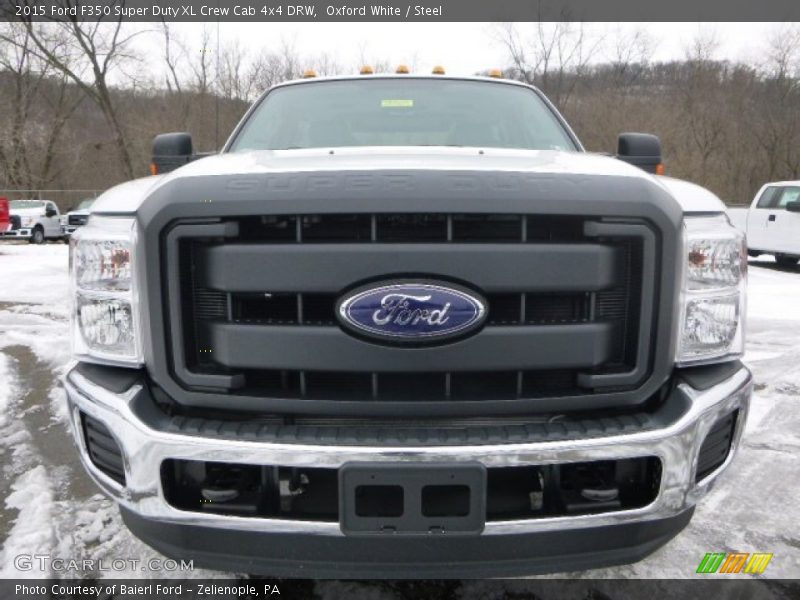 Oxford White / Steel 2015 Ford F350 Super Duty XL Crew Cab 4x4 DRW