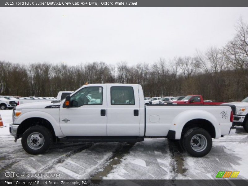 Oxford White / Steel 2015 Ford F350 Super Duty XL Crew Cab 4x4 DRW