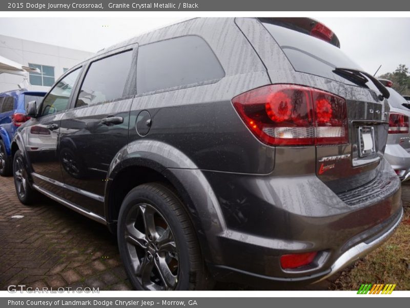 Granite Crystal Metallic / Black 2015 Dodge Journey Crossroad