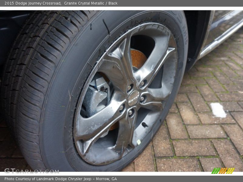 Granite Crystal Metallic / Black 2015 Dodge Journey Crossroad
