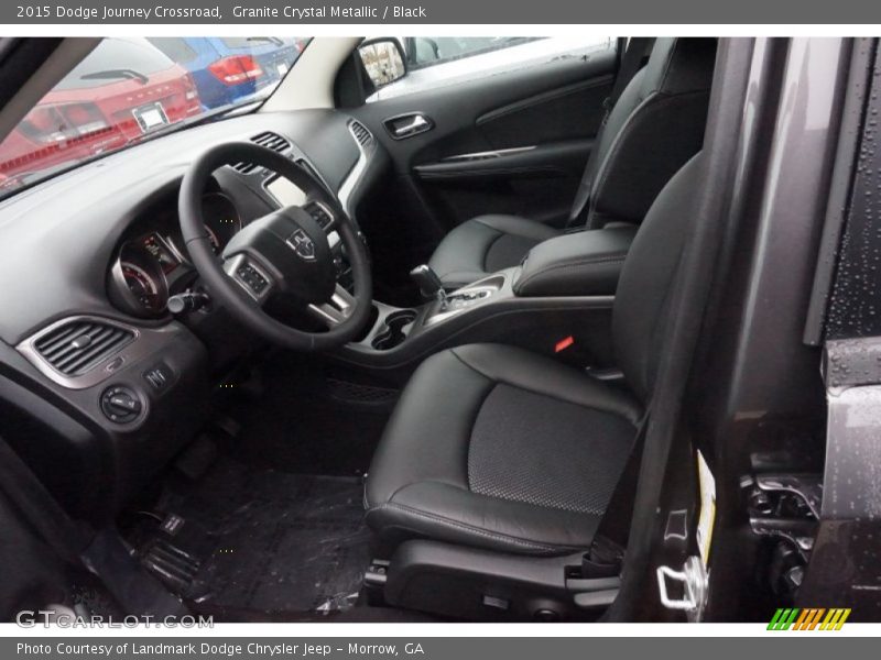 Granite Crystal Metallic / Black 2015 Dodge Journey Crossroad