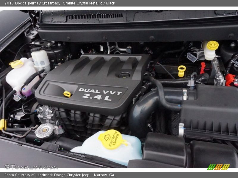 Granite Crystal Metallic / Black 2015 Dodge Journey Crossroad