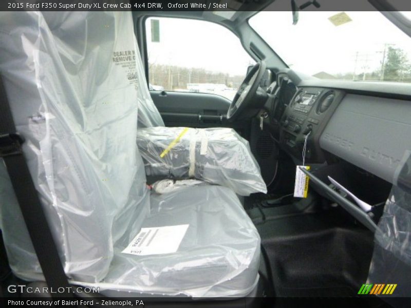 Oxford White / Steel 2015 Ford F350 Super Duty XL Crew Cab 4x4 DRW