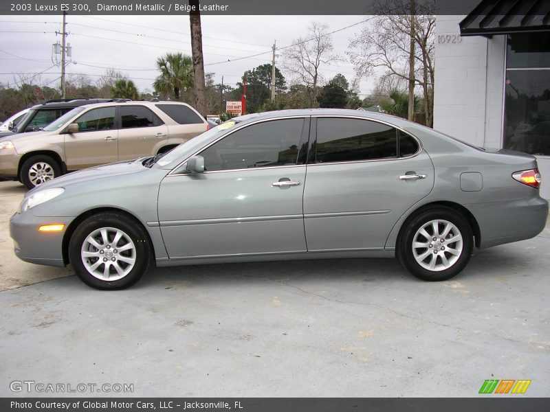 Diamond Metallic / Beige Leather 2003 Lexus ES 300