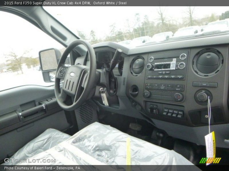 Oxford White / Steel 2015 Ford F350 Super Duty XL Crew Cab 4x4 DRW