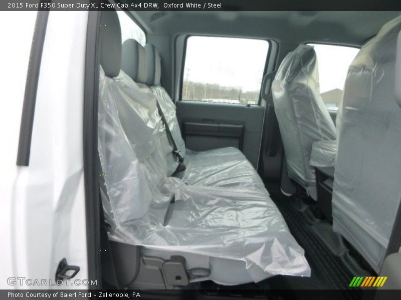 Oxford White / Steel 2015 Ford F350 Super Duty XL Crew Cab 4x4 DRW