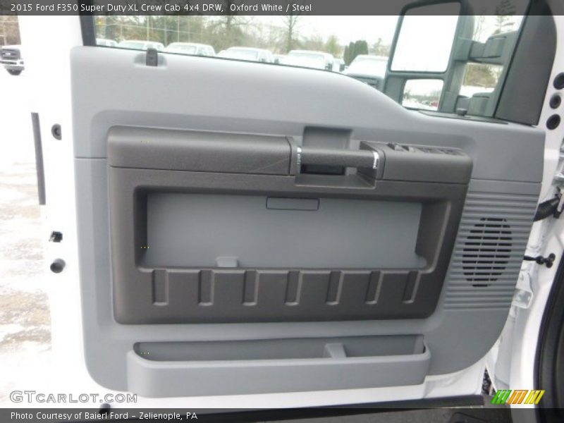 Oxford White / Steel 2015 Ford F350 Super Duty XL Crew Cab 4x4 DRW